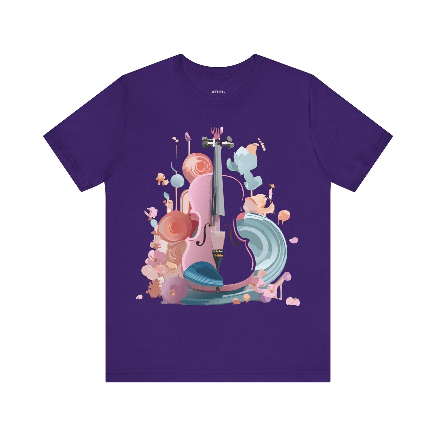 Adelpha Music Graphic T Shirt Unisex Short Sleeve Tee Vintage Inspired Artwork Edition