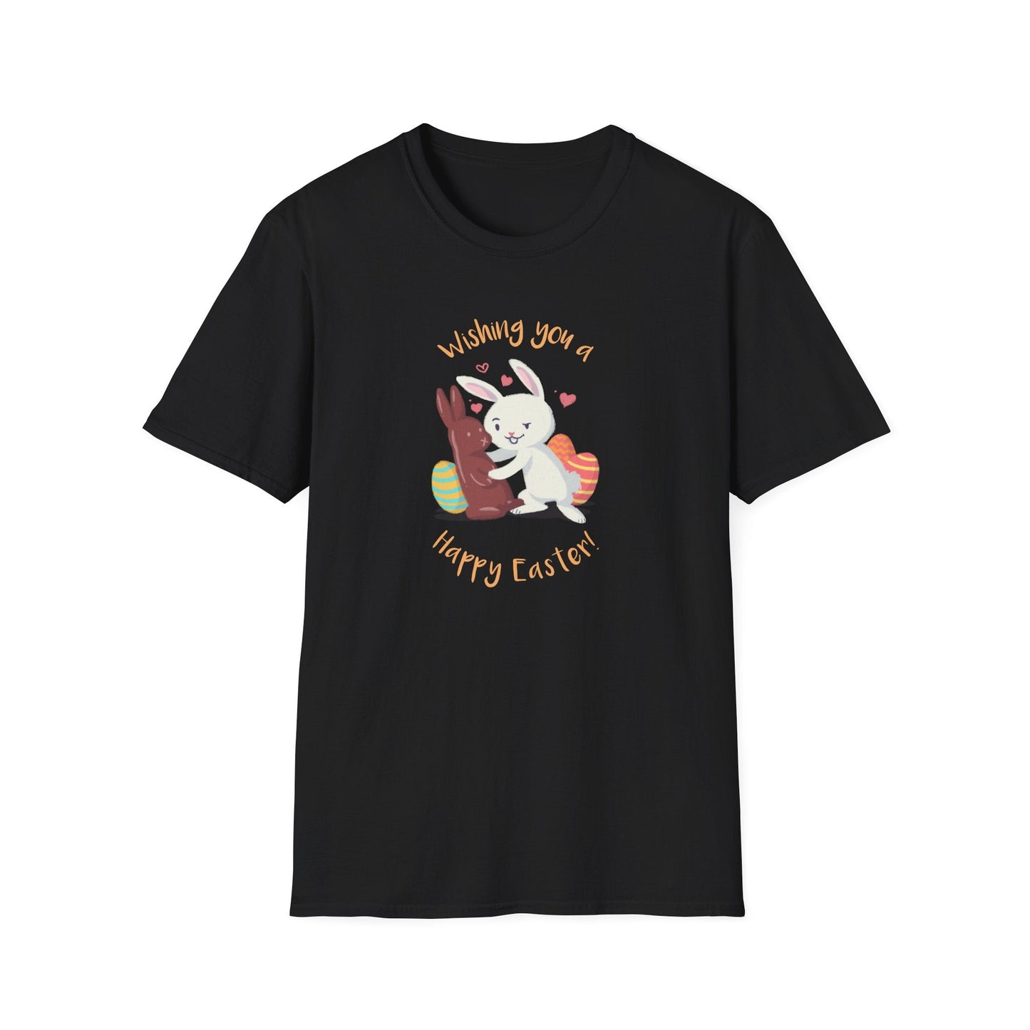 Easter Bunny T Shirt With Easter Signature And Prints Unisex Tee Design For All Occasions