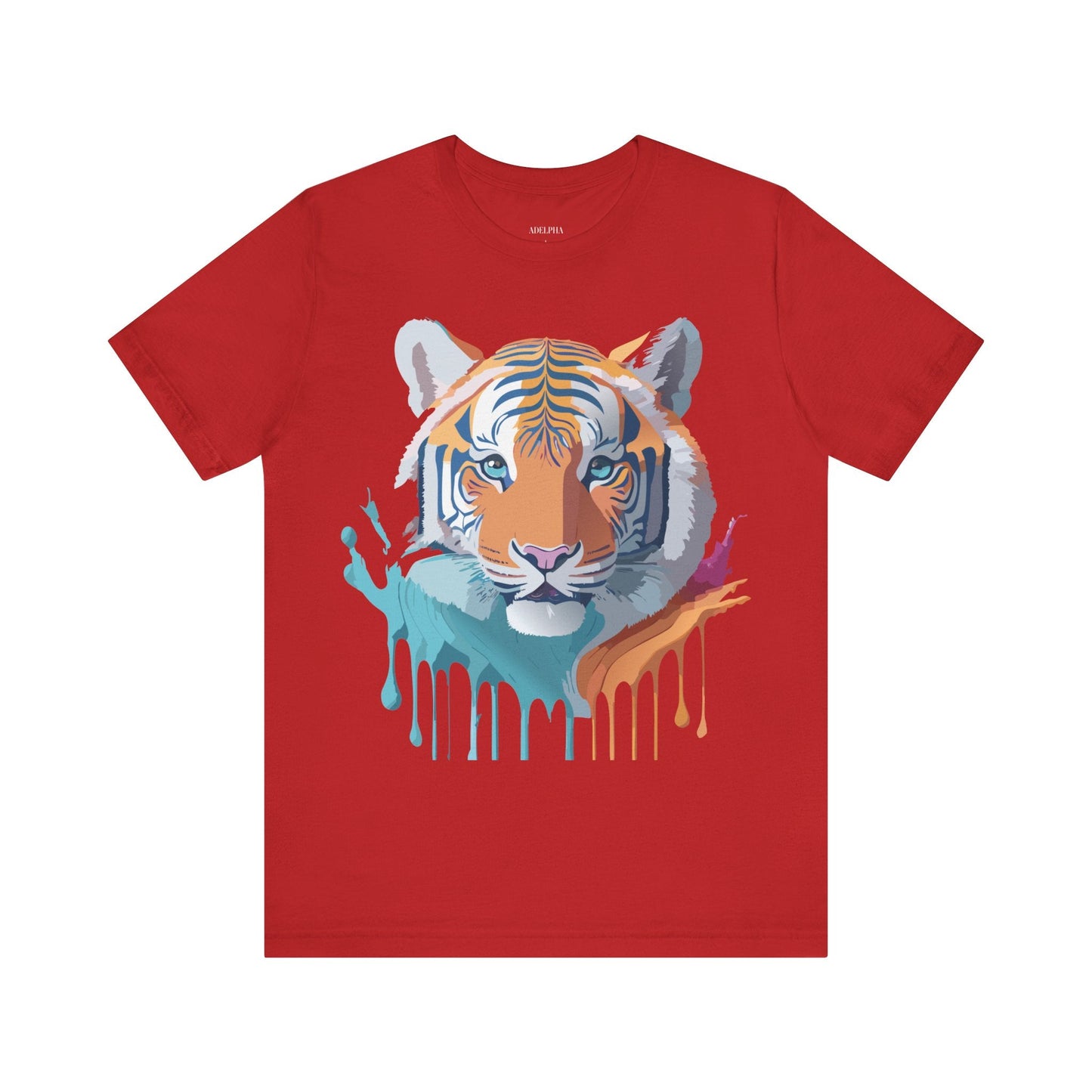 Tiger Graphic Tee Unisex Jersey Short Sleeve Vintage Inspired Artwork Adelpha Art Design