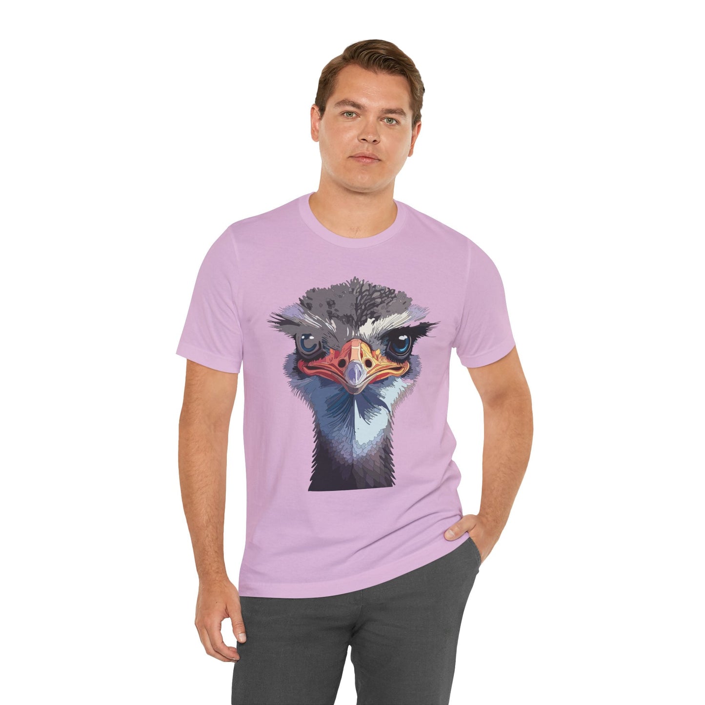 Unisex Animal Tee Shirt With Art Design Wild Animals Shirt Gildan Softstyle 64000