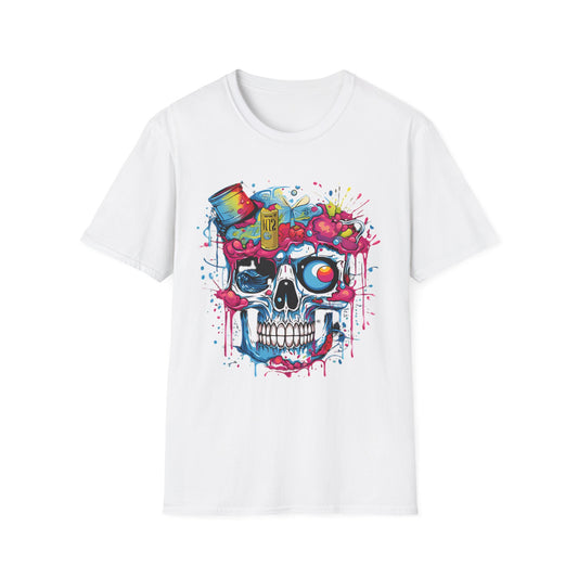 Skull Skeleton Graphic Tee Gildan Unisex 100 Cotton Tee Shirt h49