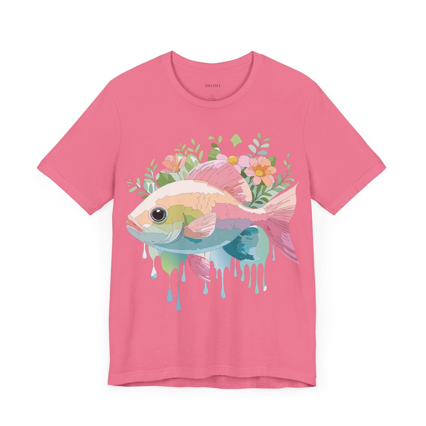 Fish Shirt Graphic Tee Unisex Adelpha Art Design Vintage Inspired Artwork for Everyday Wear