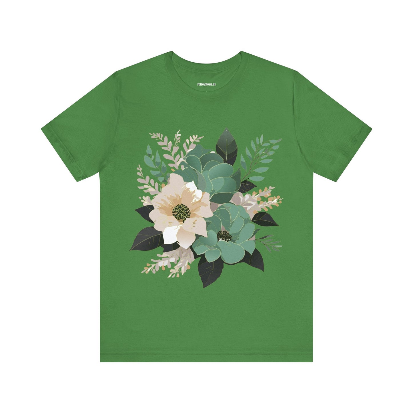 Flowers Shirt Floral Shirt Unisex Jersey Short Sleeve Tee From Flowers Collection Retro2Nova