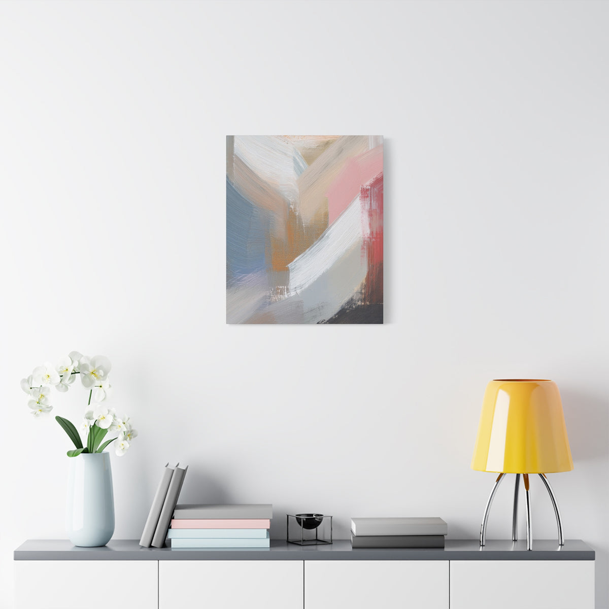 Abstract Pastel Painting Print Canvas 20x24,20x30,24x30 24x32,24x36,30x40 32x48,36x48,40x60 Pine-Wood Inner Frame ABS-88