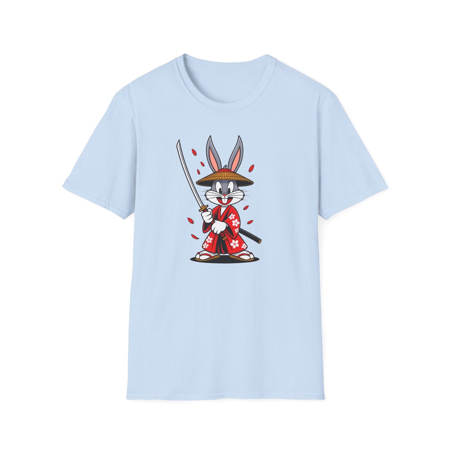 Bugs Bunny Graphic T Shirt Unisex Gildan Softstyle 64000 Cotton Tee Cartoon Animation Design
