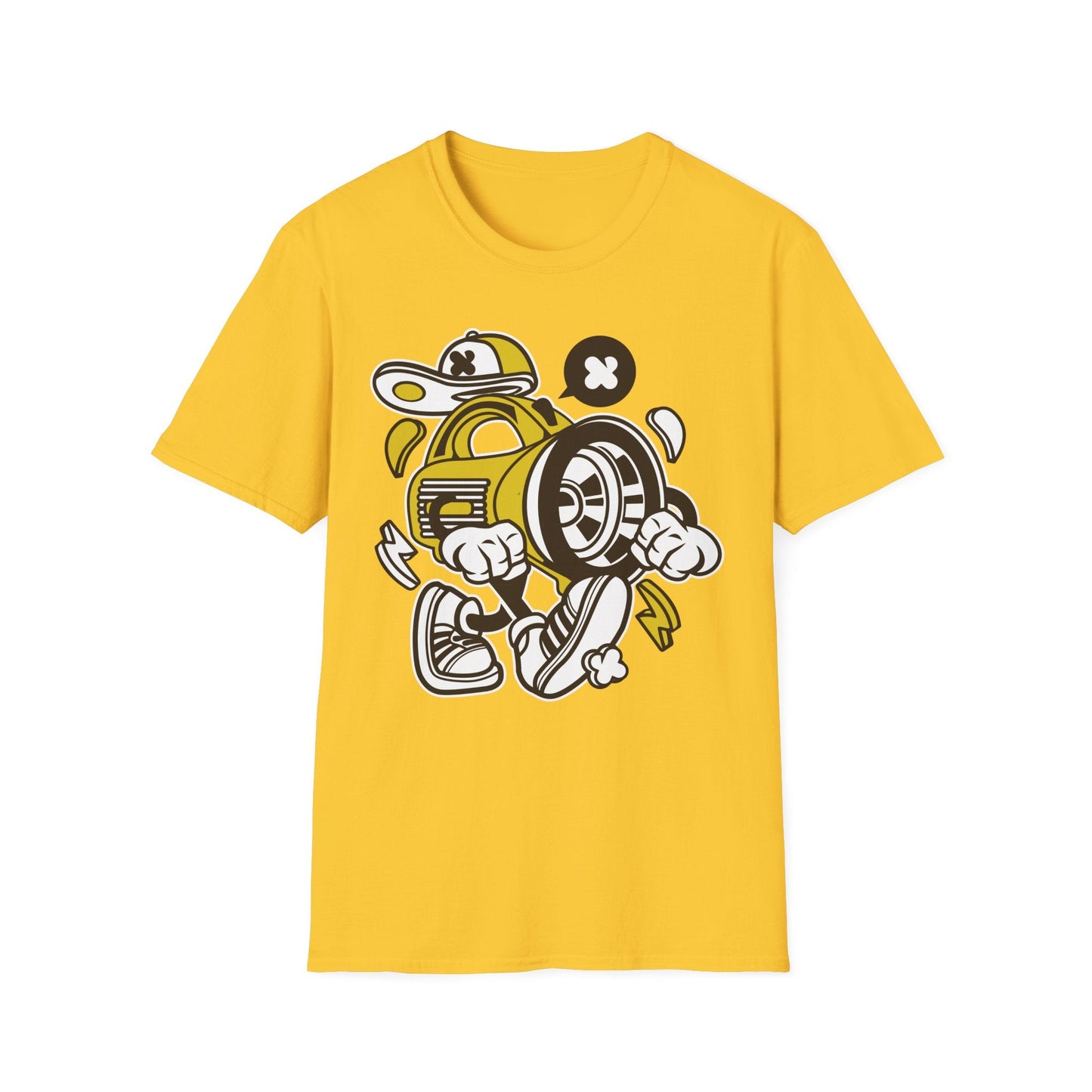 Cartoon T Shirt Animation Tee Funny Tee Unisex Softstyle Cotton Tee Gildan 64000