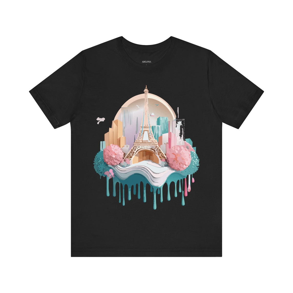 Unisex Cotton Bella+Canvas Tee with Paris
