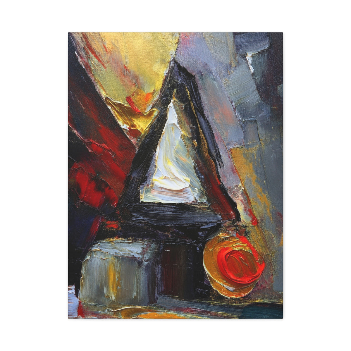 Abstract Oil Painting Print Canvas 20x24,20x30,24x30 24x32,24x36,30x40 32x48,36x48,40x60 Pine-Wood Inner Frame ABS-75