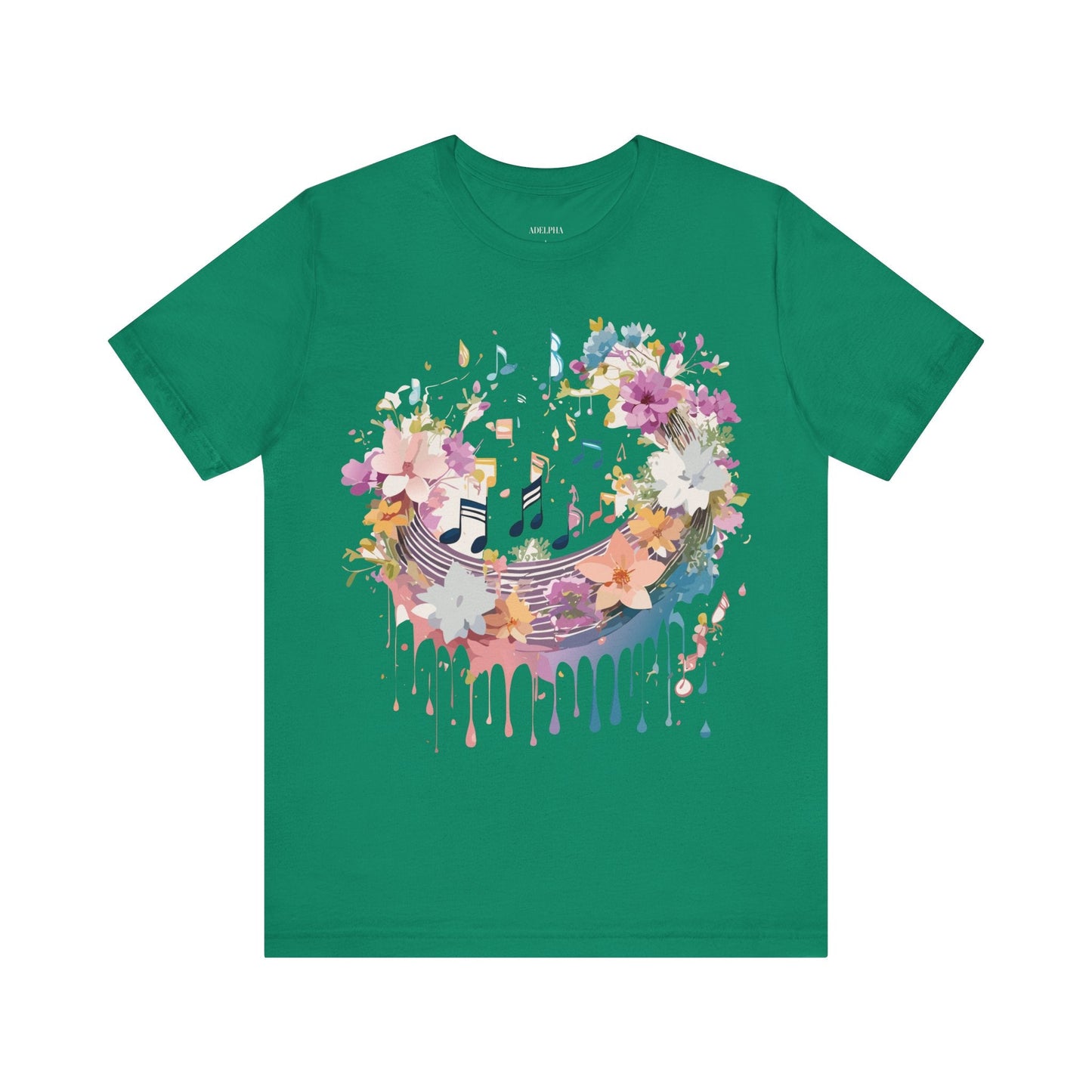 Adelpha Music T Shirt Unisex Graphic Tee With Vintage Inspired Artwork Short Sleeve