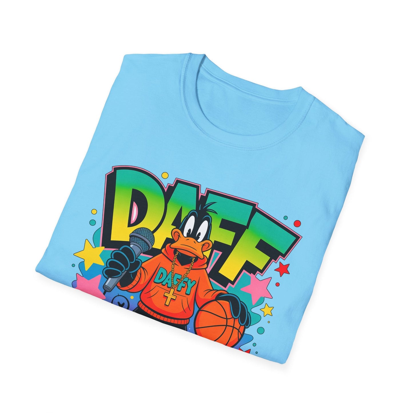 Unisex Cartoon T Shirt With Animation Design Funny Animals Tee Gildan Softstyle 64000