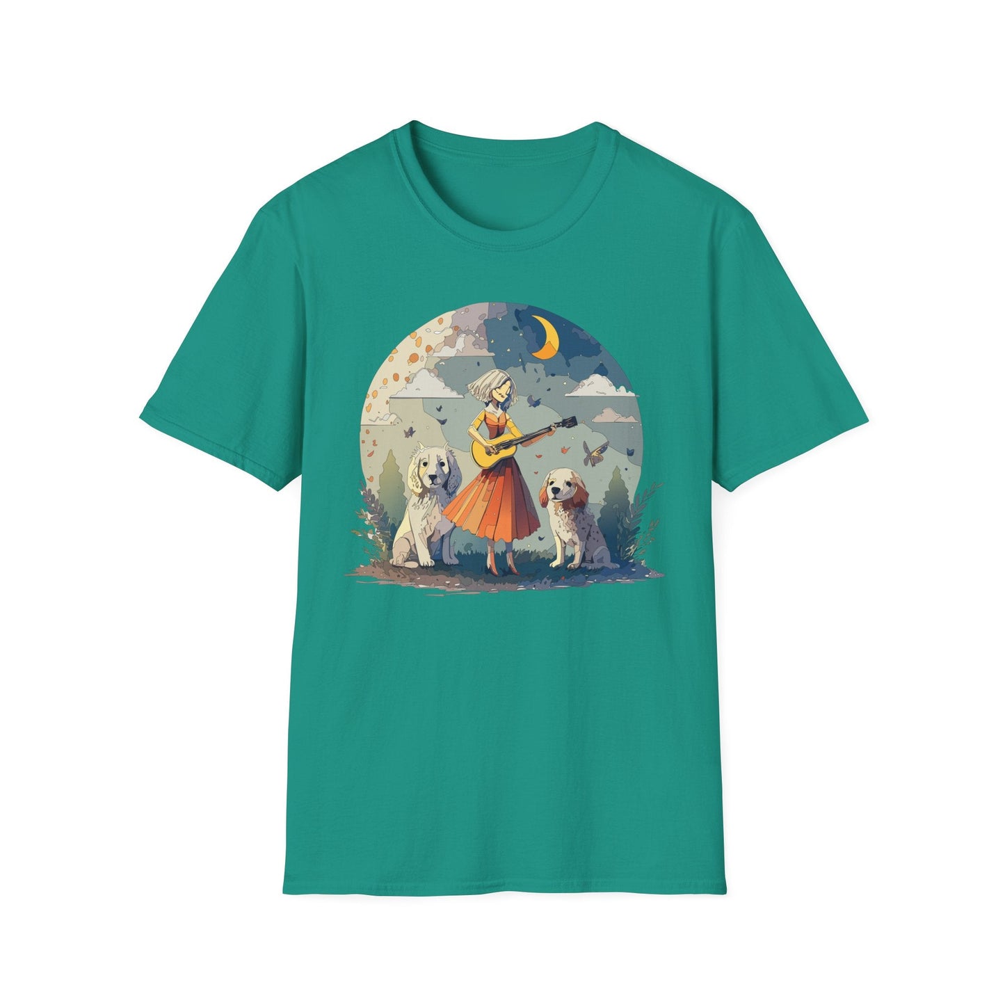 Womens Graphic T Shirts Art Design Tee Softstyle Gildan 64000 100 Percent Cotton