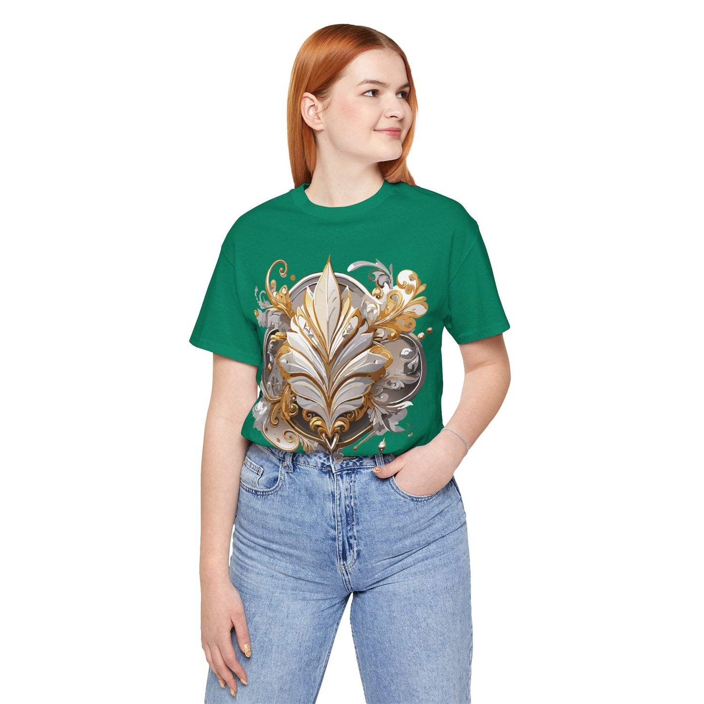 Jewelry Graphic Unisex 100 Cotton Vintage Treasure Art T-Shirt 11