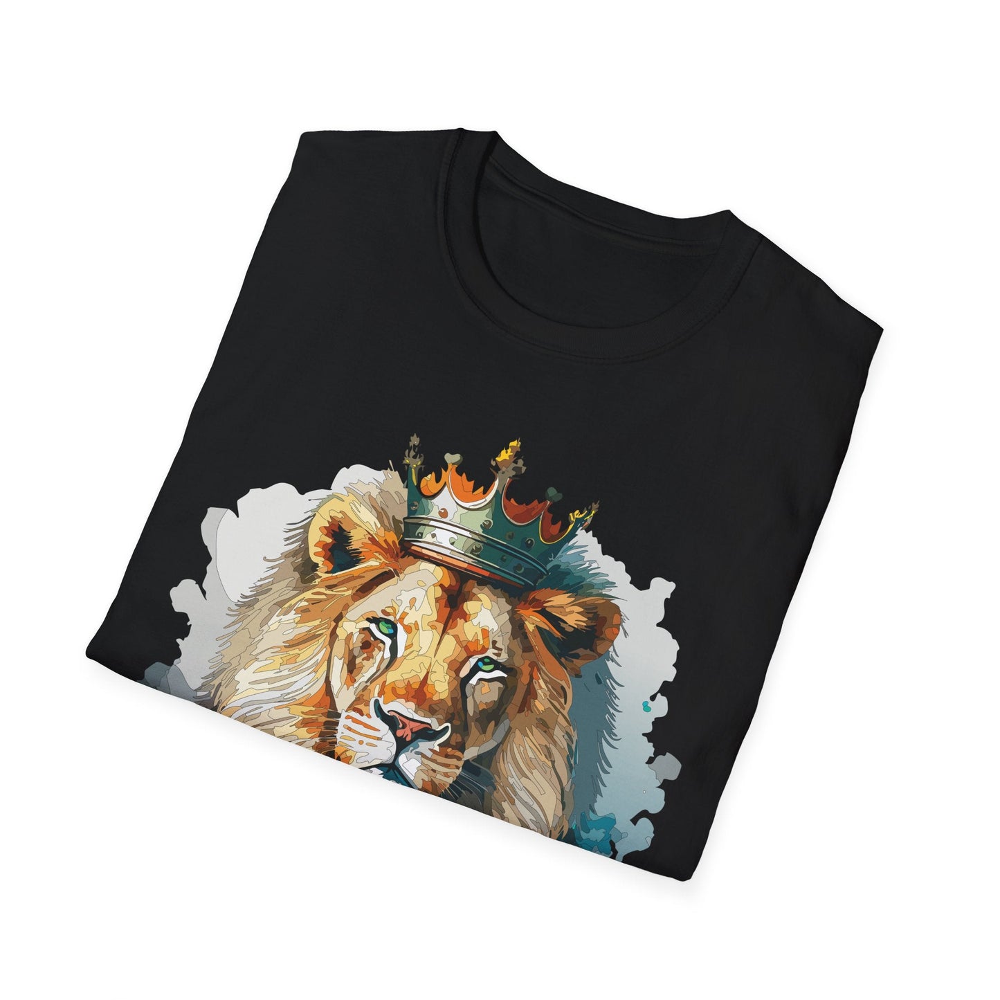 Lion Shirt Unisex Animal Tee Softstyle 64000 100 Percent Ring Spun Cotton