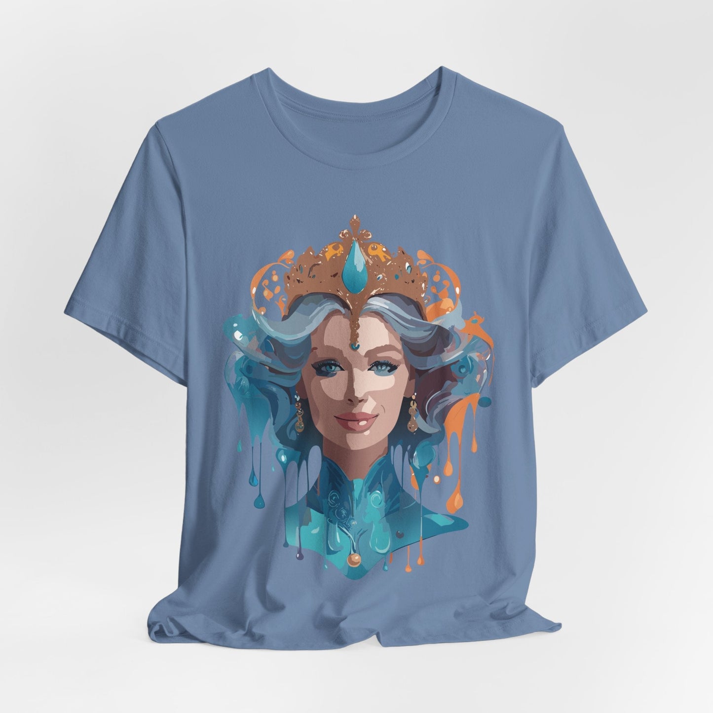 Queen Graphic Tee Unisex Adelpha Vintage Artwork Short Sleeve Premium Casual Wear