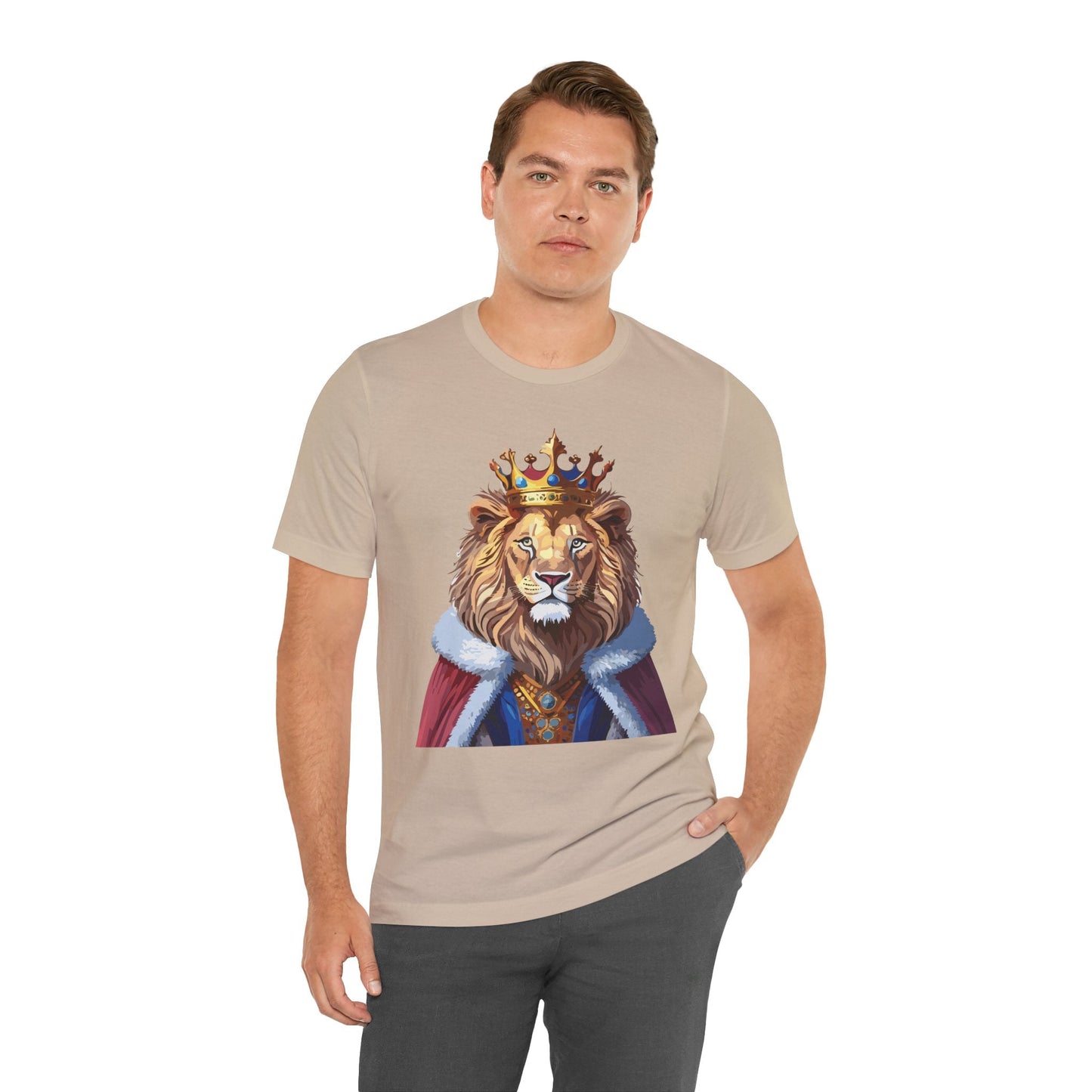 Unisex Animal Tee Shirt With Wild Animal Art Design Softstyle Comfort Tee Gildan 64000