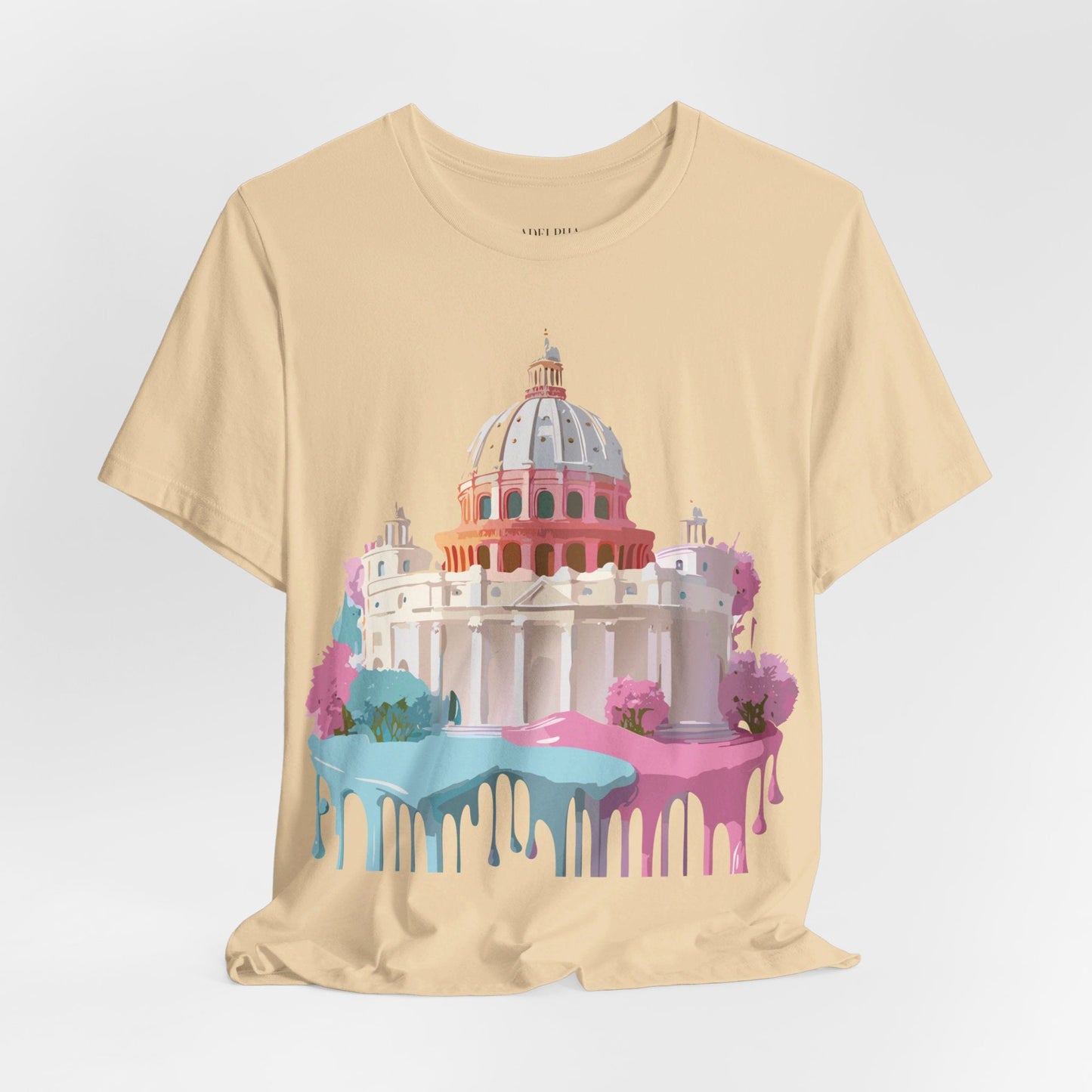 Adelpha Rome Tourist Shirt Unisex Graphic Tee With Vintage Art Design Comfortable Fit