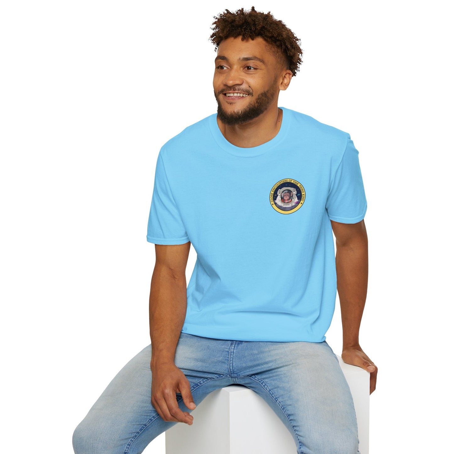 Funny T Shirts UFO Tees Funny Aliens Shirt Small Logo  8