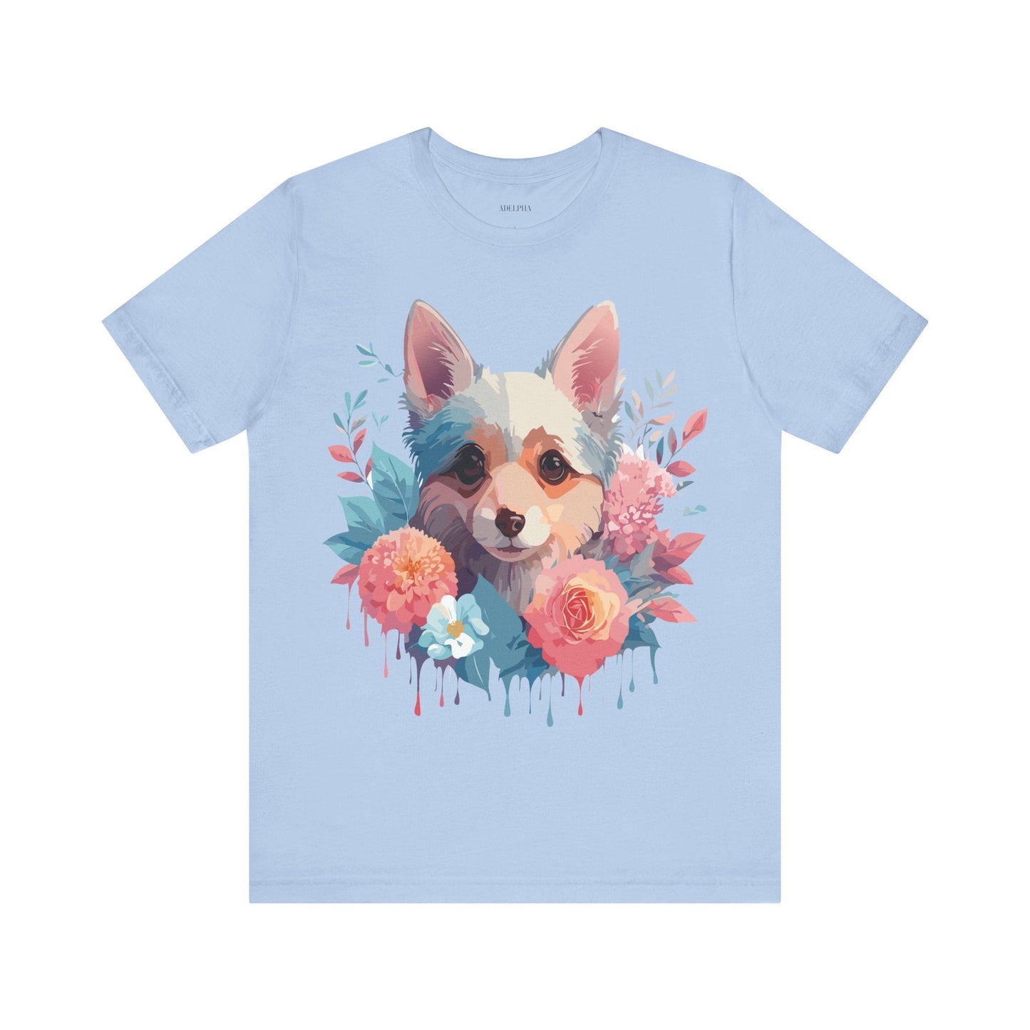 Dog Graphic Tee Unisex Short Sleeve Premium Vintage Inspired Artwork From Adelpha
