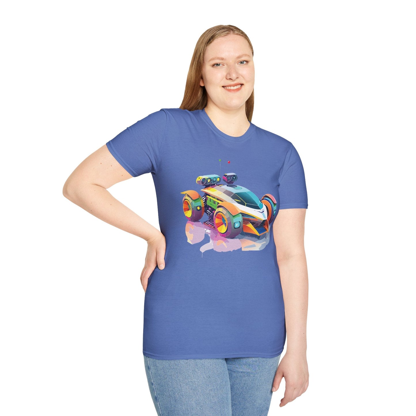 Car T Shirt Unisex Softstyle Tee With Cars Art Design Hot Wheels Edition Premium Cotton