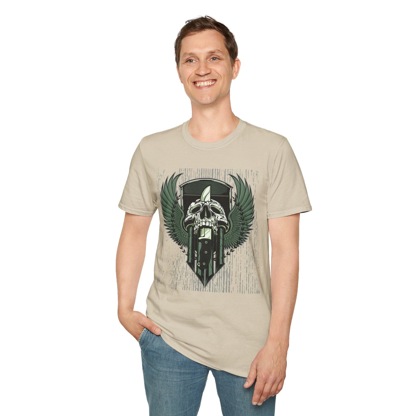 Art Graphic T Shirt Unisex Softstyle Gildan 64000 Cotton Tee With Graphic Design