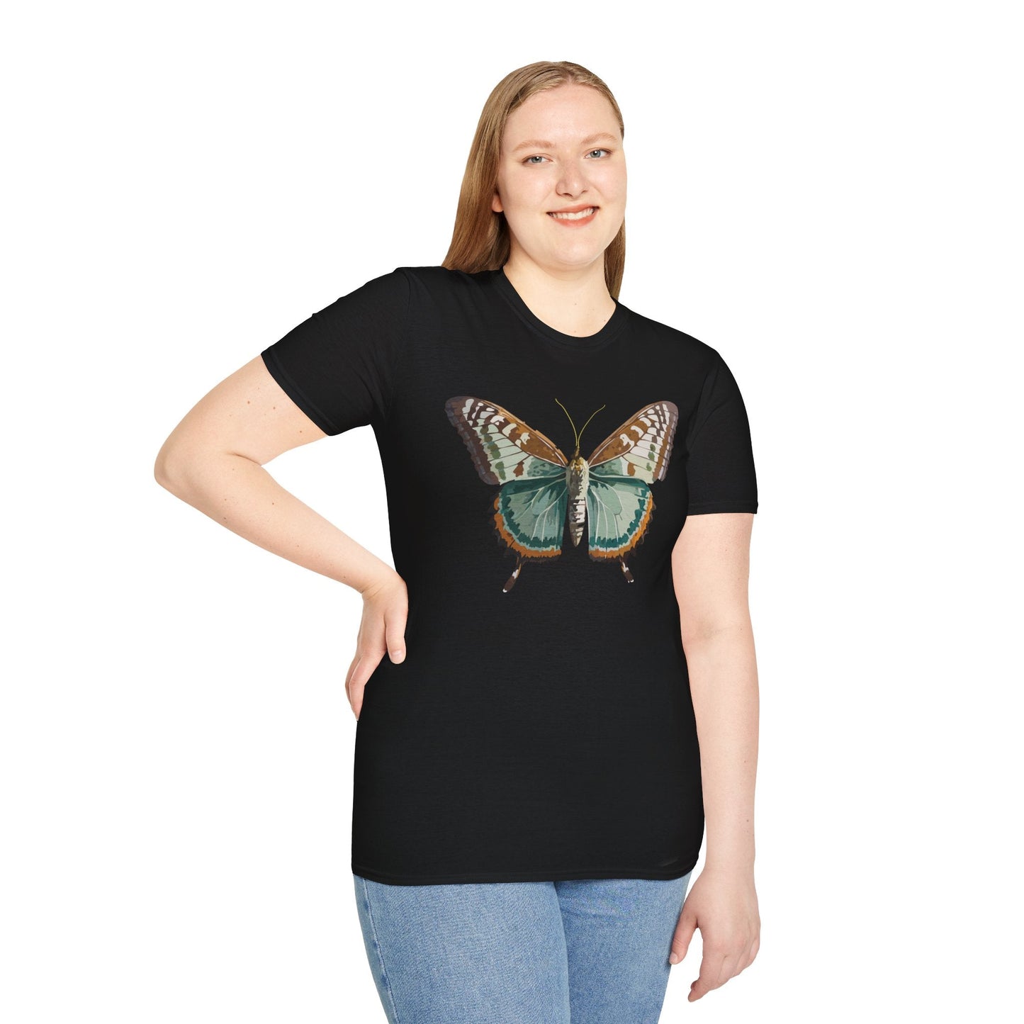 Butterfly Monarch Shirt Unisex Gildan Softstyle 64000 T Shirt 100 Percent Cotton