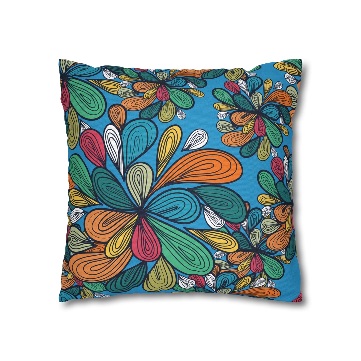 Floral Poly Pillowcase