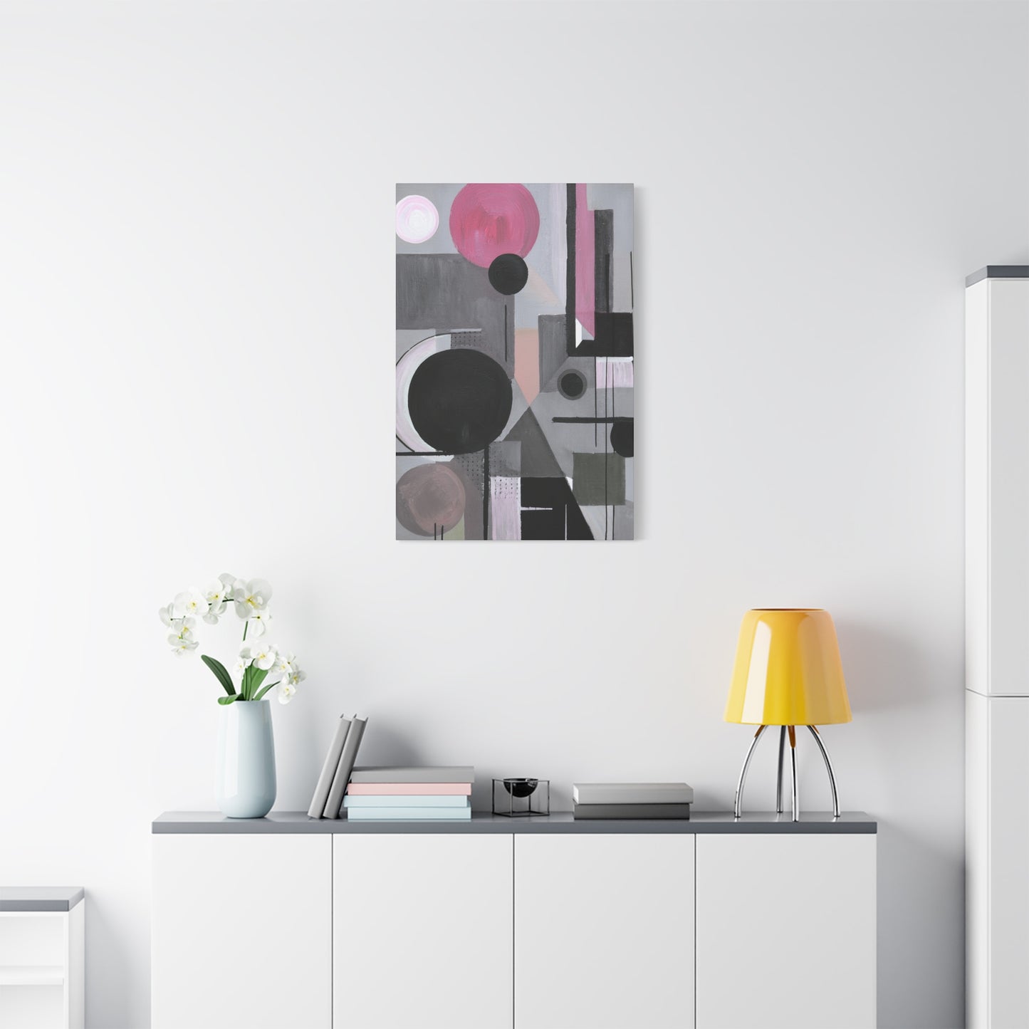 Abstract Geometric Painting Print Canvas 20x24,20x30,24x30 24x32,24x36,30x40 32x48,36x48,40x60 Pine-Wood Inner Frame ABS-42