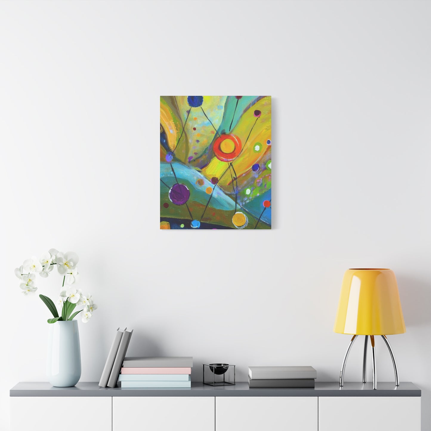 Abstract Oil Painting Print Canvas 20x24,20x30,24x30 24x32,24x36,30x40 32x48,36x48,40x60 Pine-Wood Inner Frame ABS-129