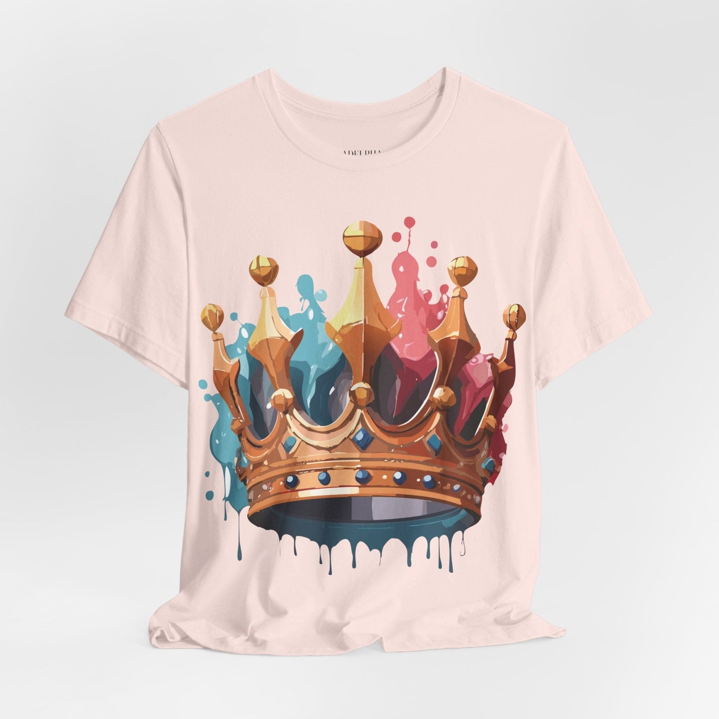 Adelpha Crown Graphic Tee Unisex Vintage Inspired Art Design Short Sleeve Premium Quality