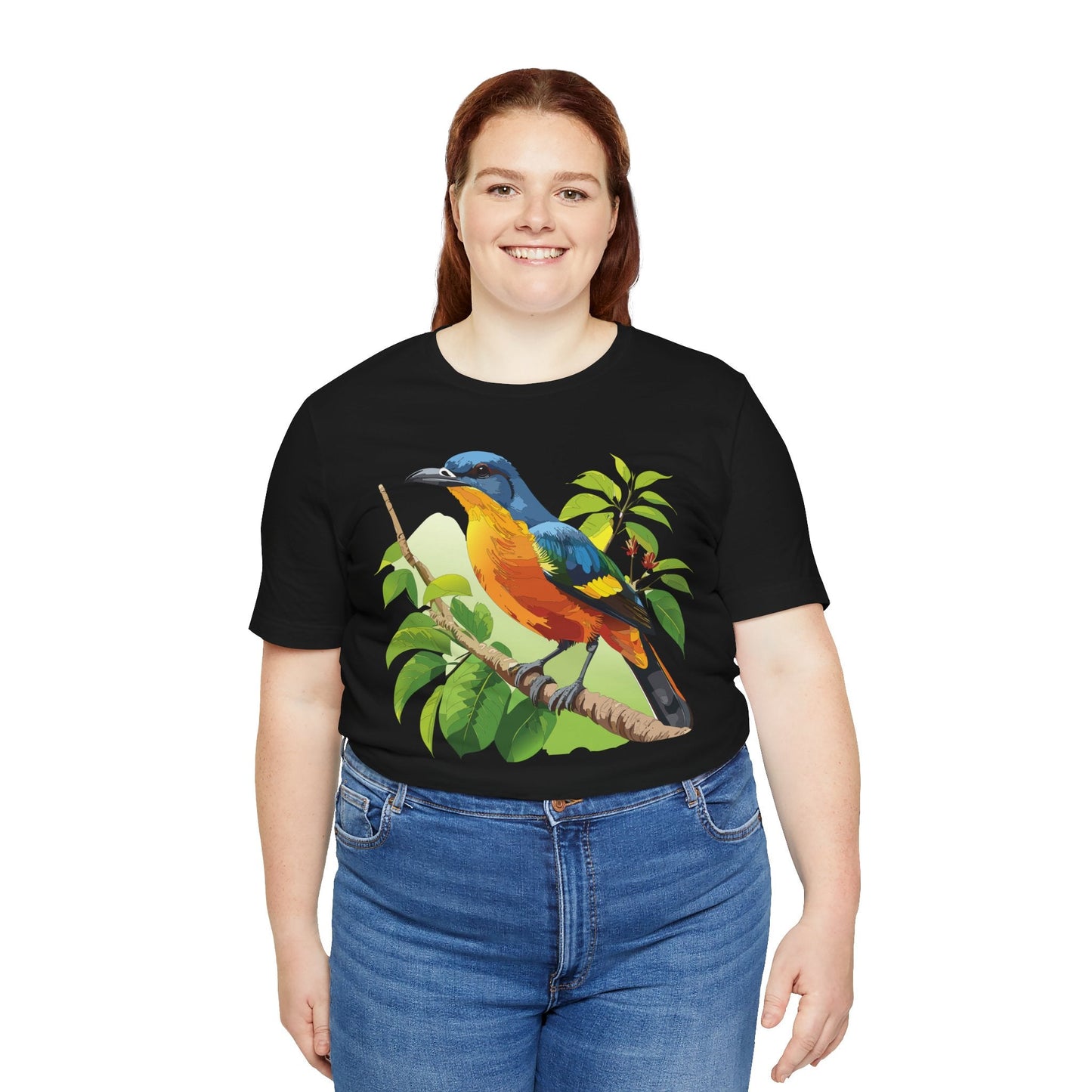 Unisex Animal Design Tee Shirt With Wildlife Graphics For Casual Everyday Wear And Comfort