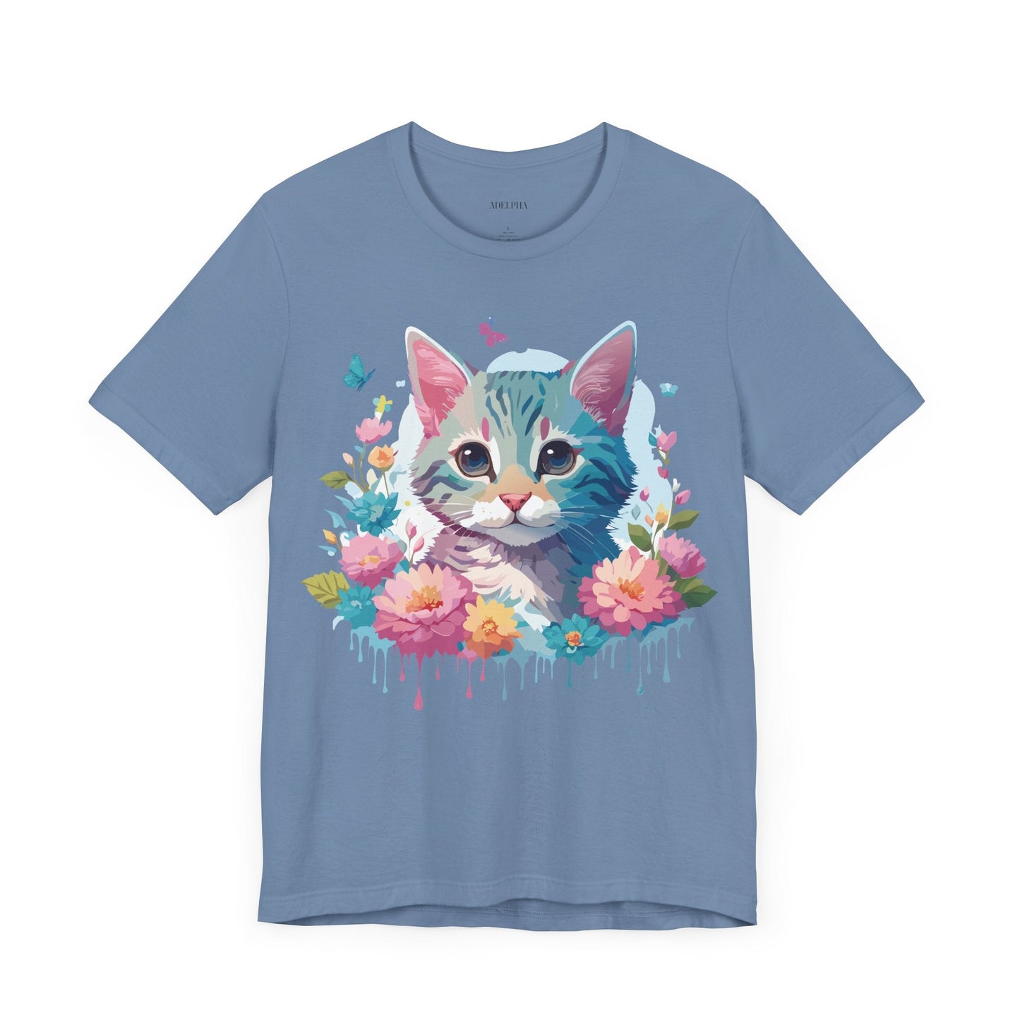 Cat Graphic Tee Unisex Jersey Short Sleeve Shirt Adelpha Art Design