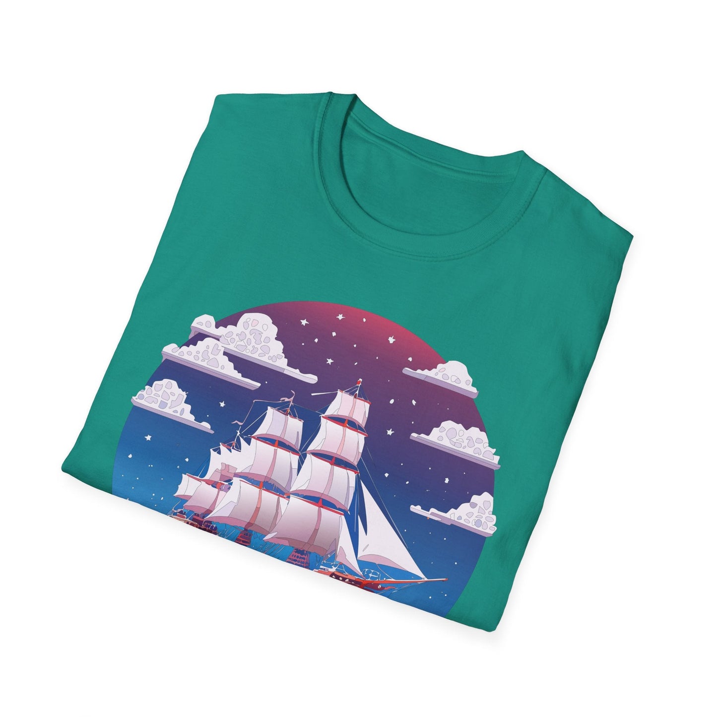 Ship T Shirt Frigate T Shirt Vessel Tee Shirt Unisex Softstyle 100 Percent Ring Spun Cotton
