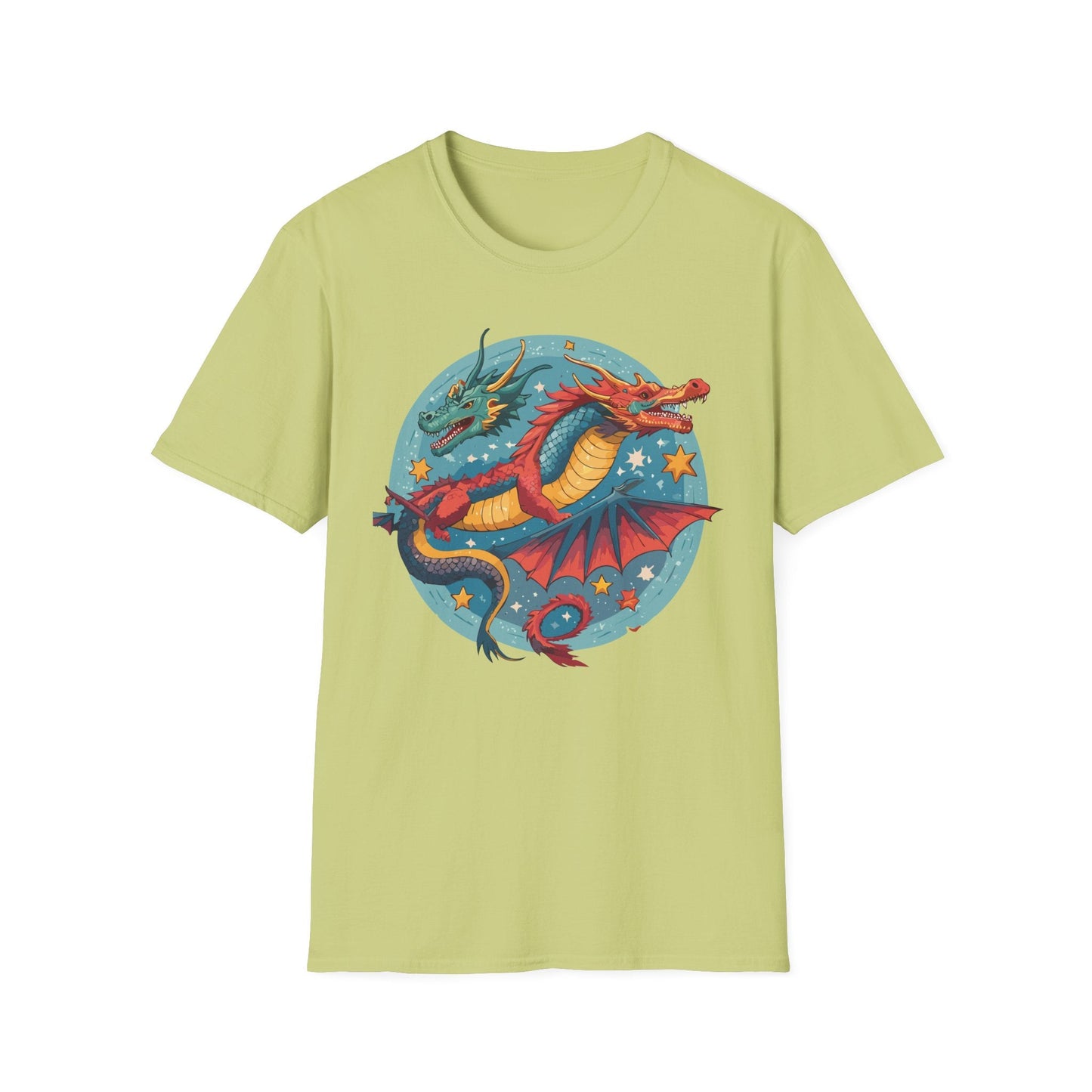 Dragon Graphic Unisex 100 Cotton Tee with Animal Artwork Design 19