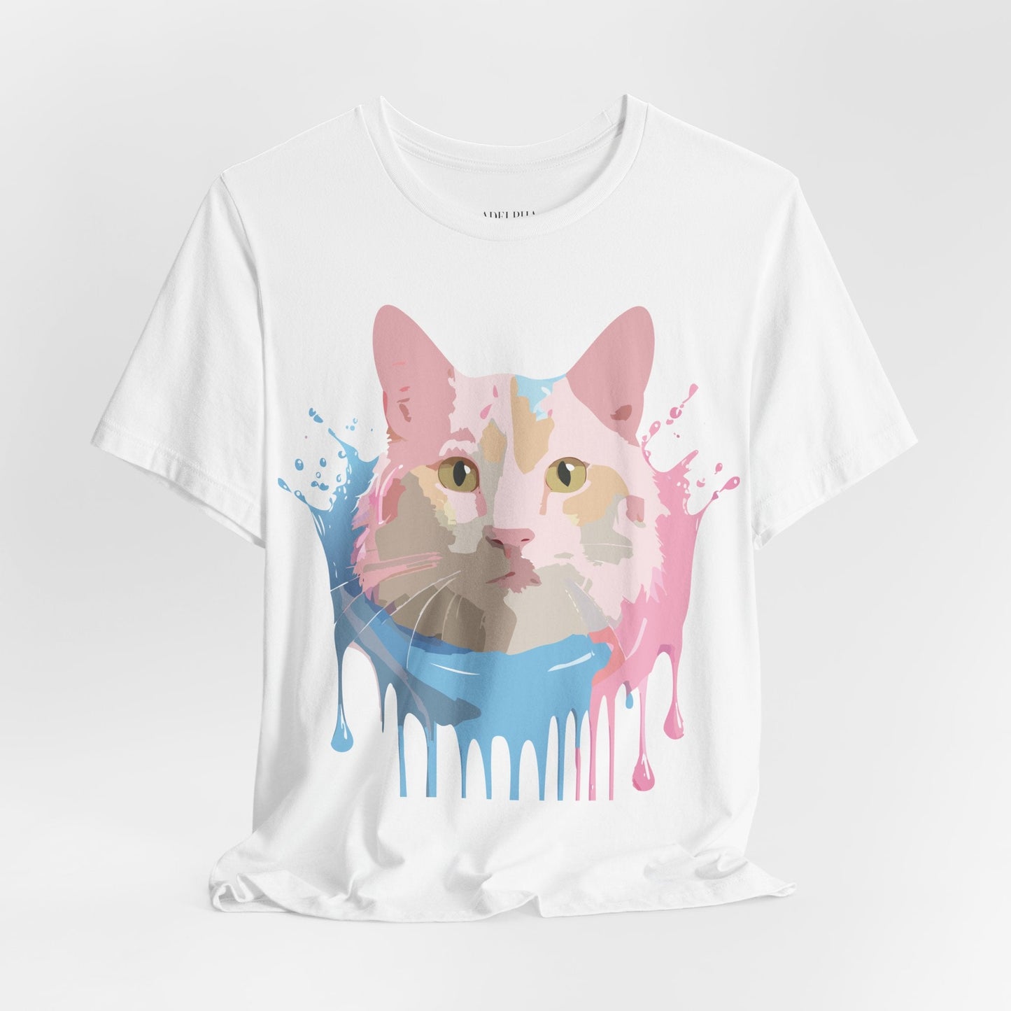 Cat Graphic Tee Unisex Vintage Style Shirt Adelpha Art Design
