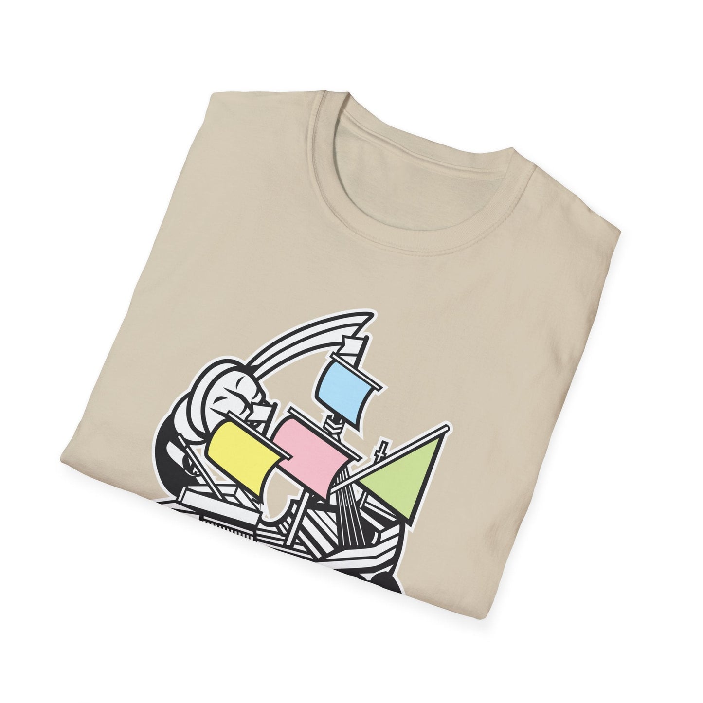 Cartoon T Shirt Animation Tee Funny Unisex Gildan Softstyle 64000 Short Sleeve Cotton