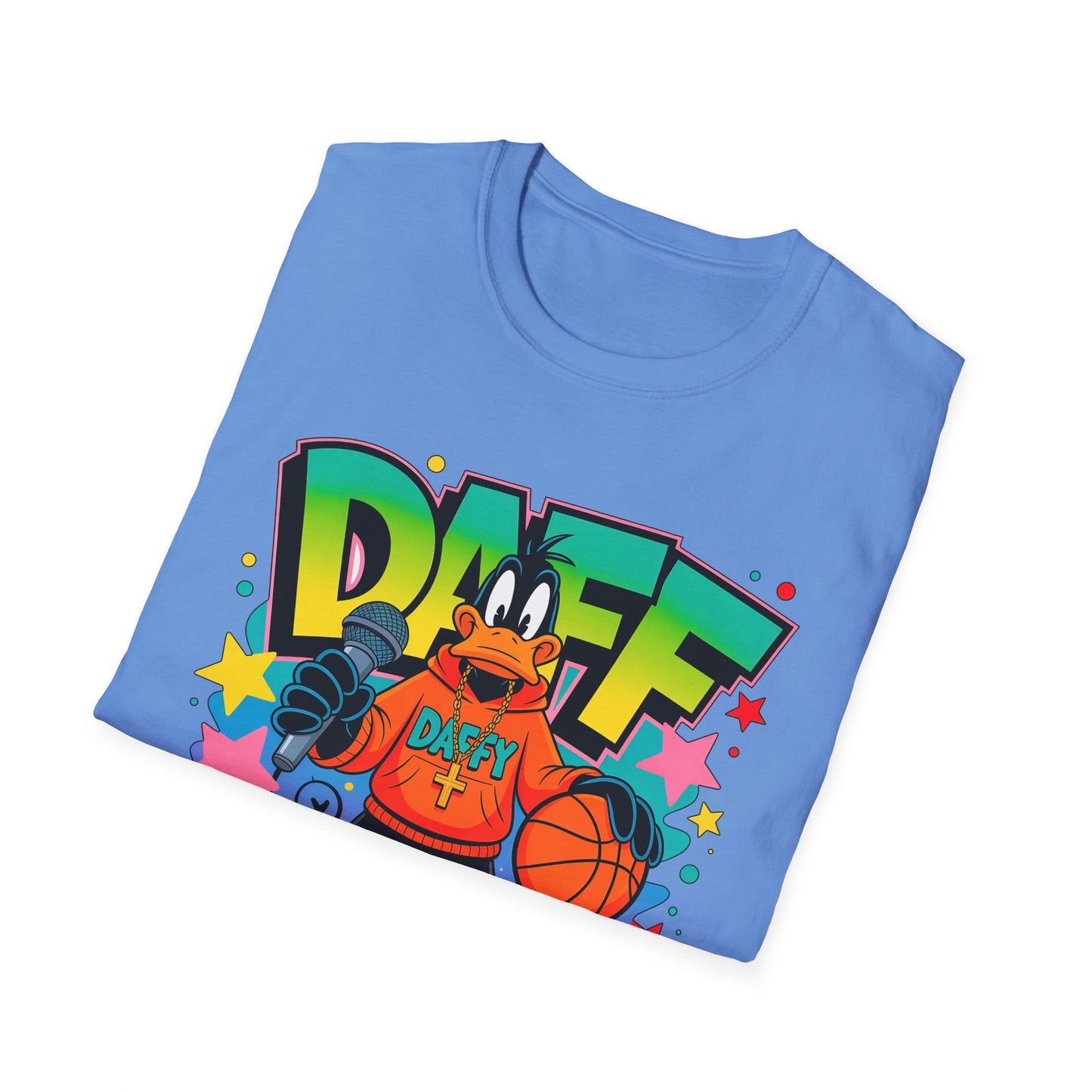Unisex Cartoon T Shirt With Animation Design Funny Animals Tee Gildan Softstyle 64000