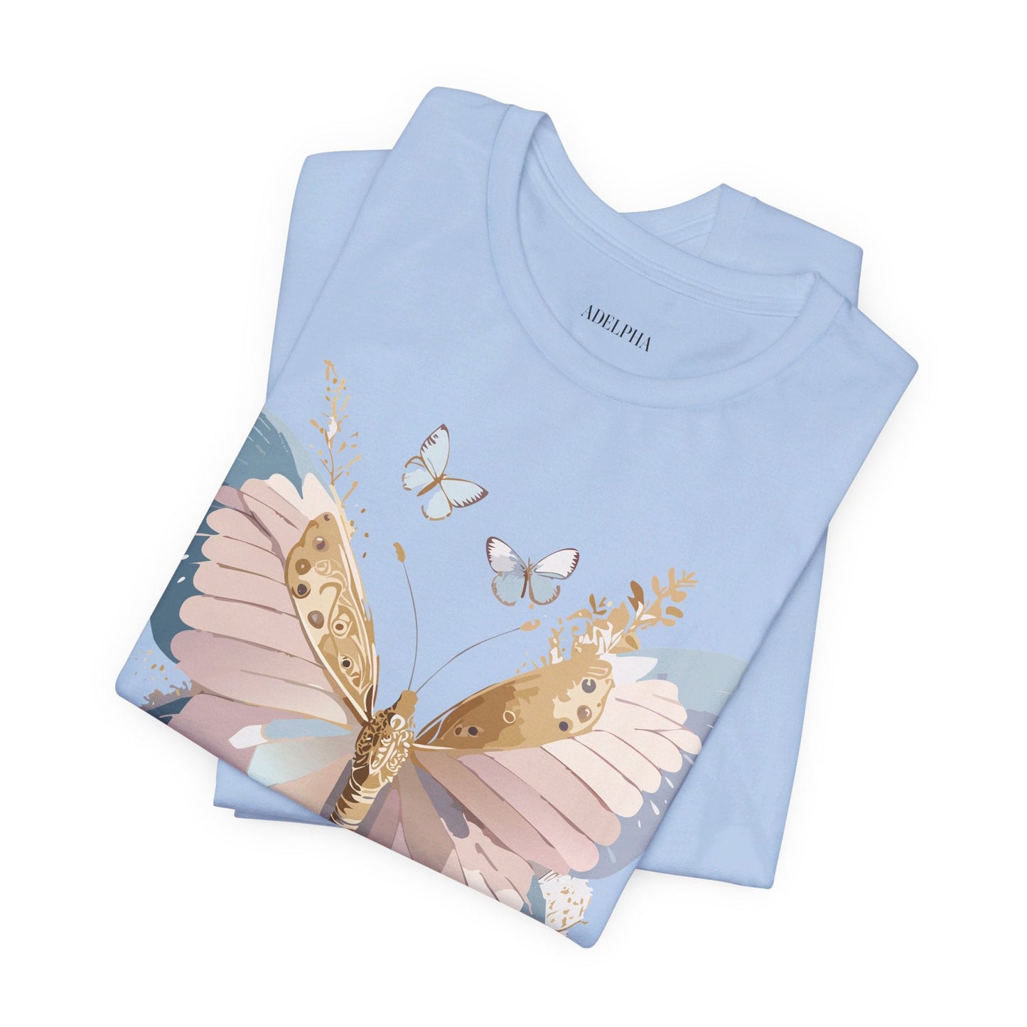 Adelpha Vintage Inspired Butterfly Graphic Tee Unisex Short Sleeve