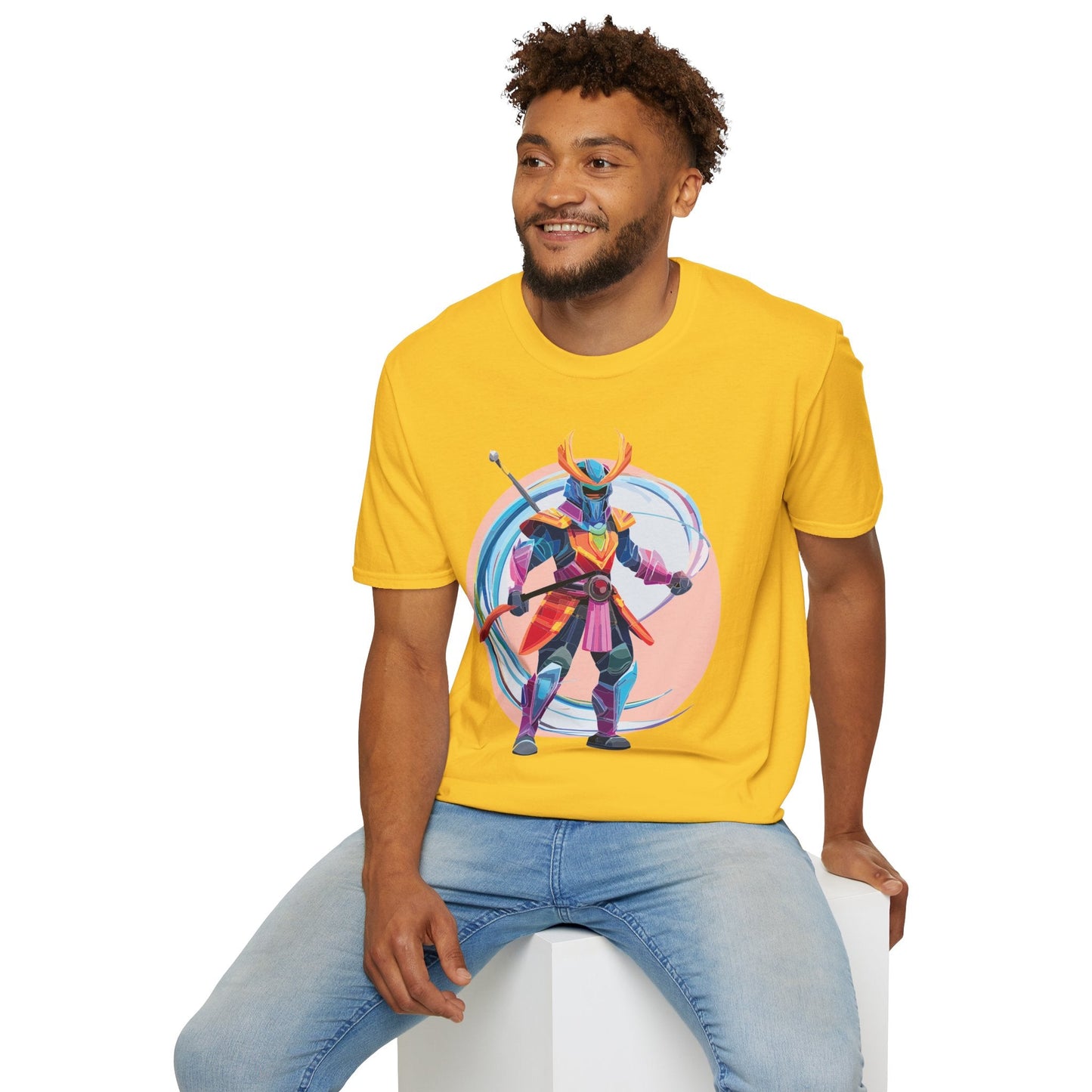 Samurai Shirt Unisex Softstyle T Shirt Gildan 64000 Ring Spun Cotton Tee For Everyday Comfort