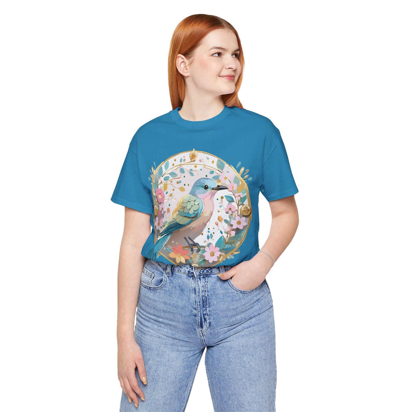 Adelpha Medallion Graphic T Shirt Unisex Short Sleeve Vintage Inspired Artwork Tee