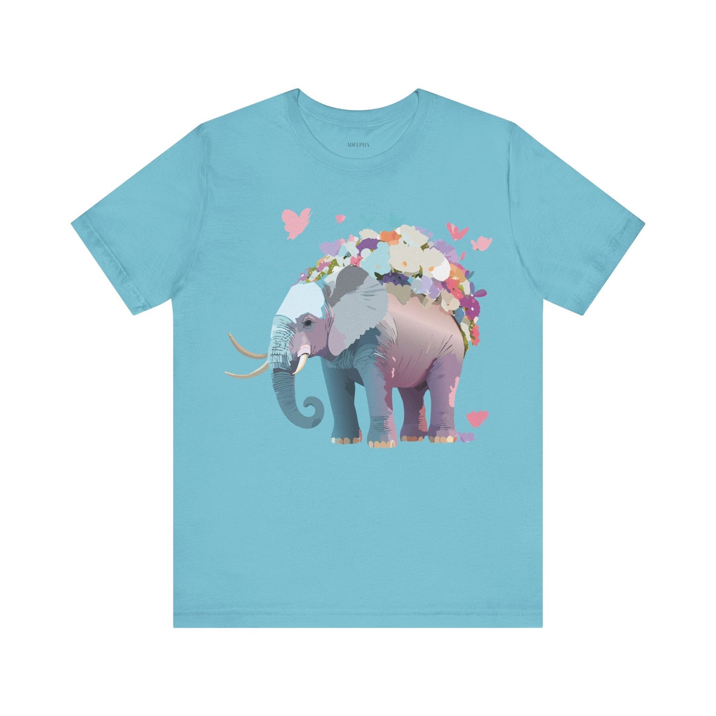 Elephant Graphic Unisex 100 Cotton Jersey Vintage Art Design Tee 15