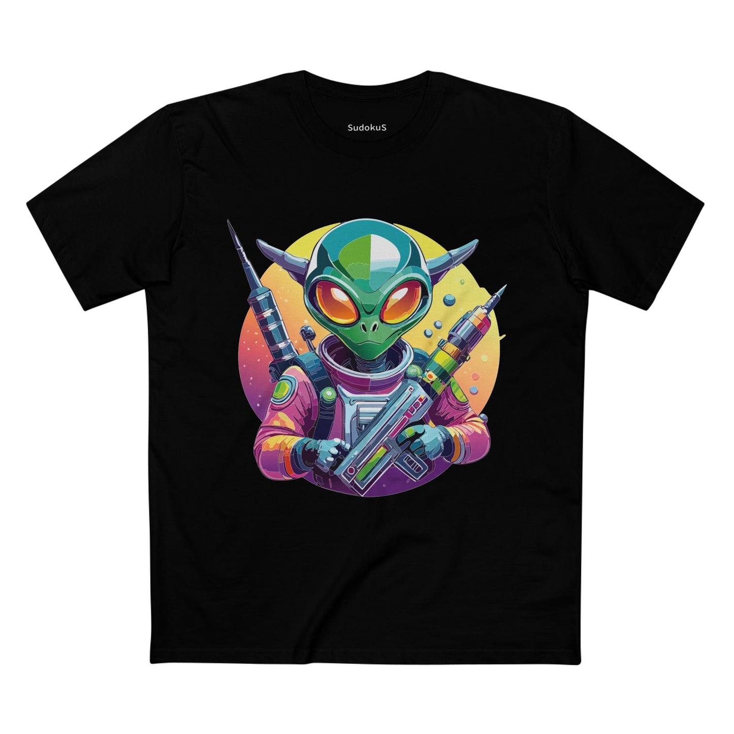 Aliens Graphic Unisex 100 Cotton Staple Tee 62