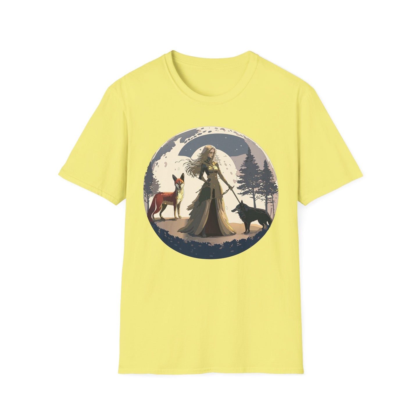 Womens Graphic T Shirt Art Design Tee Softstyle 64000 Gildan Unisex Short Sleeve