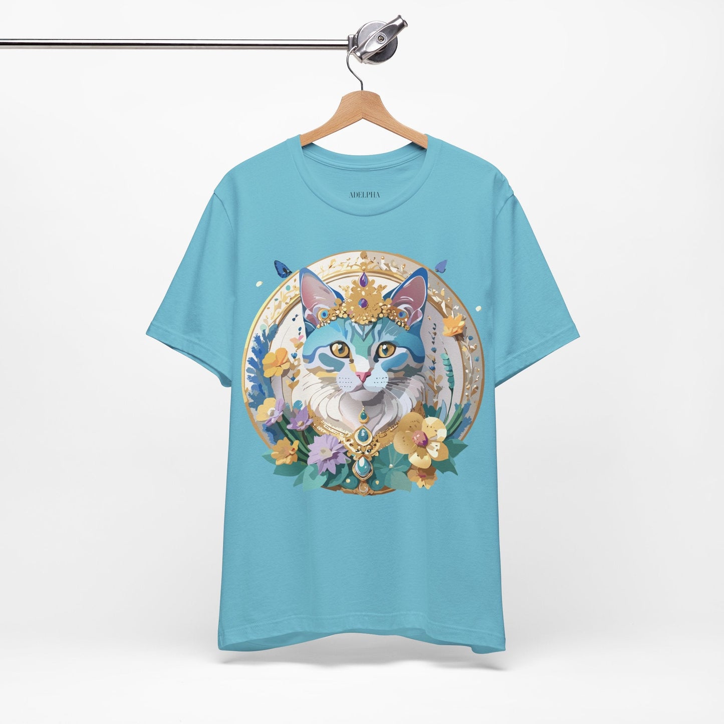 Unisex Graphic Tee With Adelpha Artwork Vintage Inspired Short Sleeve Jersey Shirt