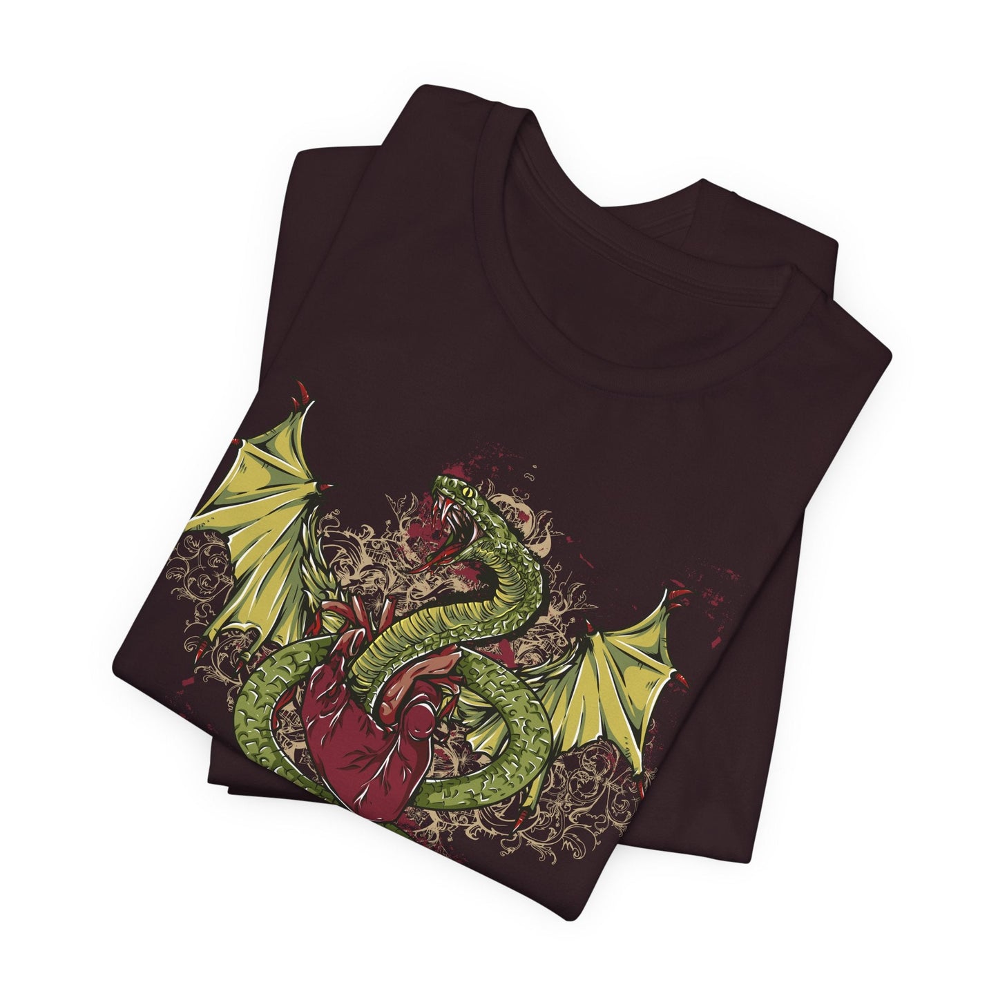 Dragon Illustration Graphic Unisex Cotton T-Shirt r29