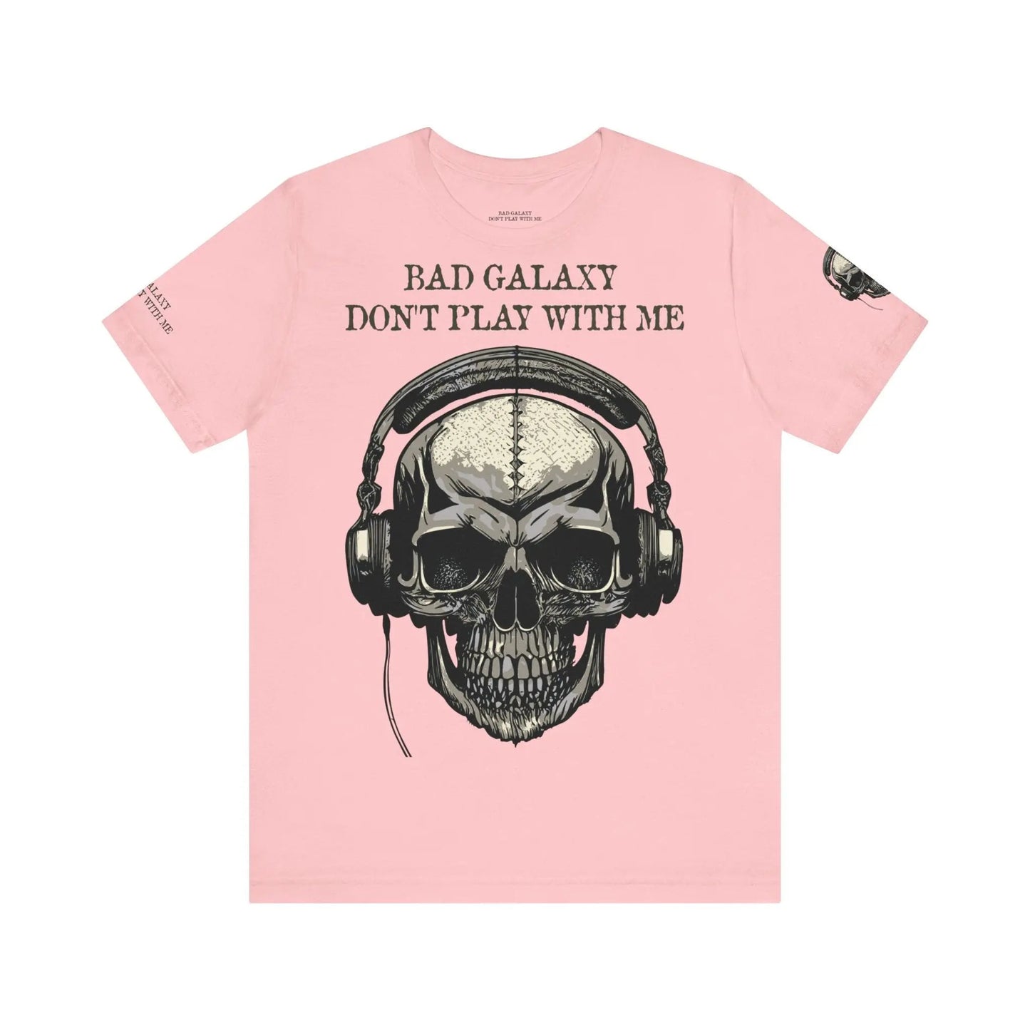 Skull T Shirt From Bad Galaxy Made To Order 100 Percent Cotton With Eco Friendly Inks Free Shipping
