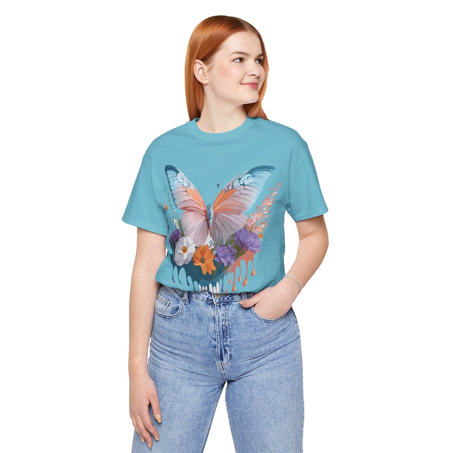 Butterfly Graphic Tee Unisex Jersey Short Sleeve Adelpha Art Design