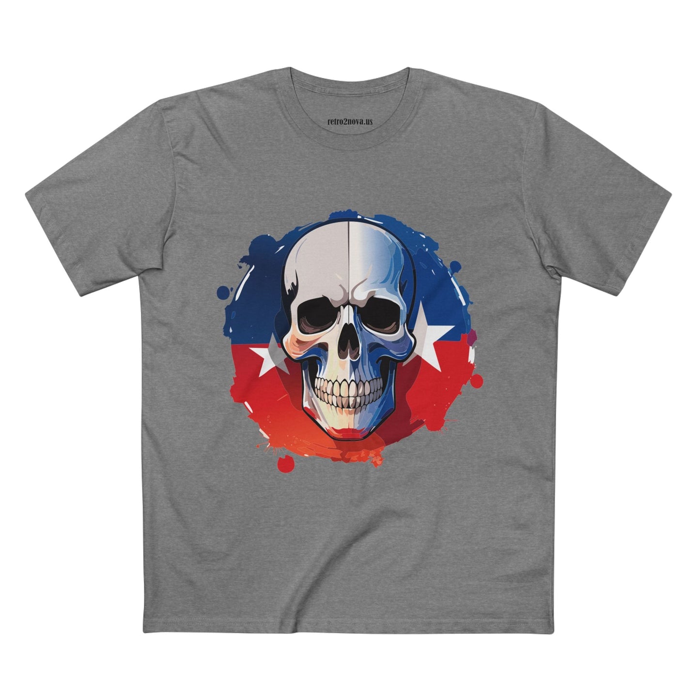 Skull And Skeleton Shirt Unisex Premium Cotton Tee With Original Art Design From Retro2Nova