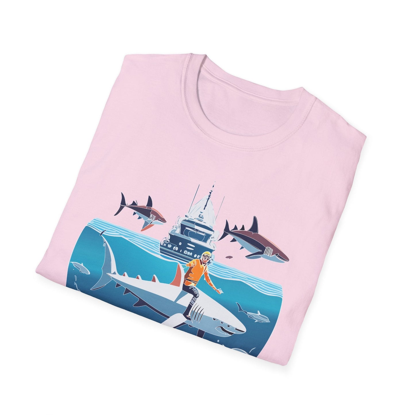 Ocean Graphic Unisex Softstyle Cotton Tee 3