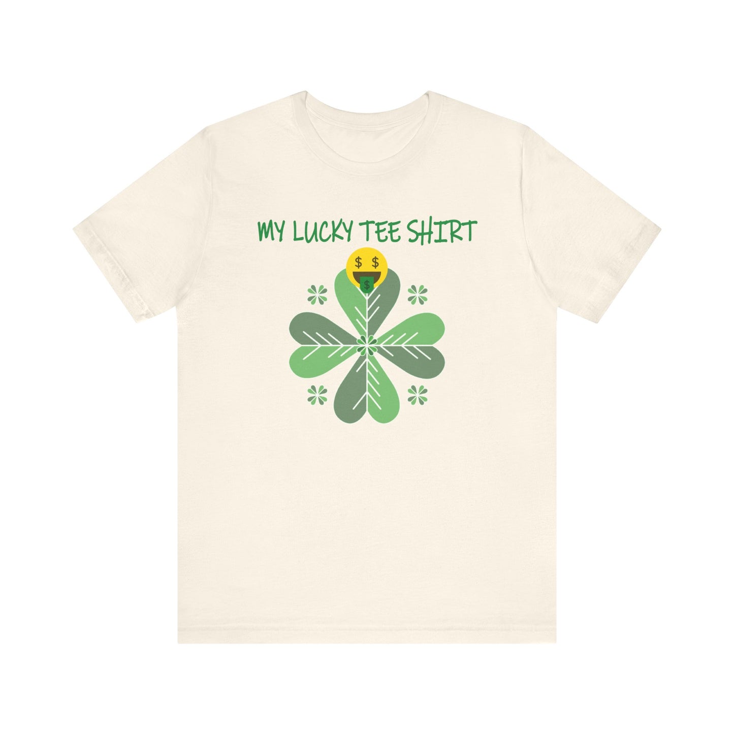 Unisex Cotton Tee Shirt with Lucky Prints