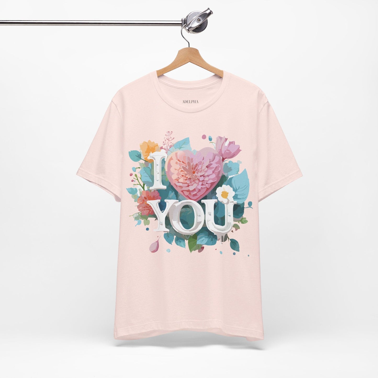 Valentine Graphic T Shirt Unisex Jersey Short Sleeve Tee With Adelpha Artwork Design